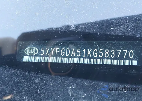 2019 Kia Sorento 3.3L S from USA, damaged, VIN 5XYPGDA51KG583770